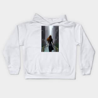 Mysterious woman Kids Hoodie